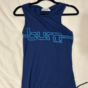 Burn Boot Camp Blue Tank Top